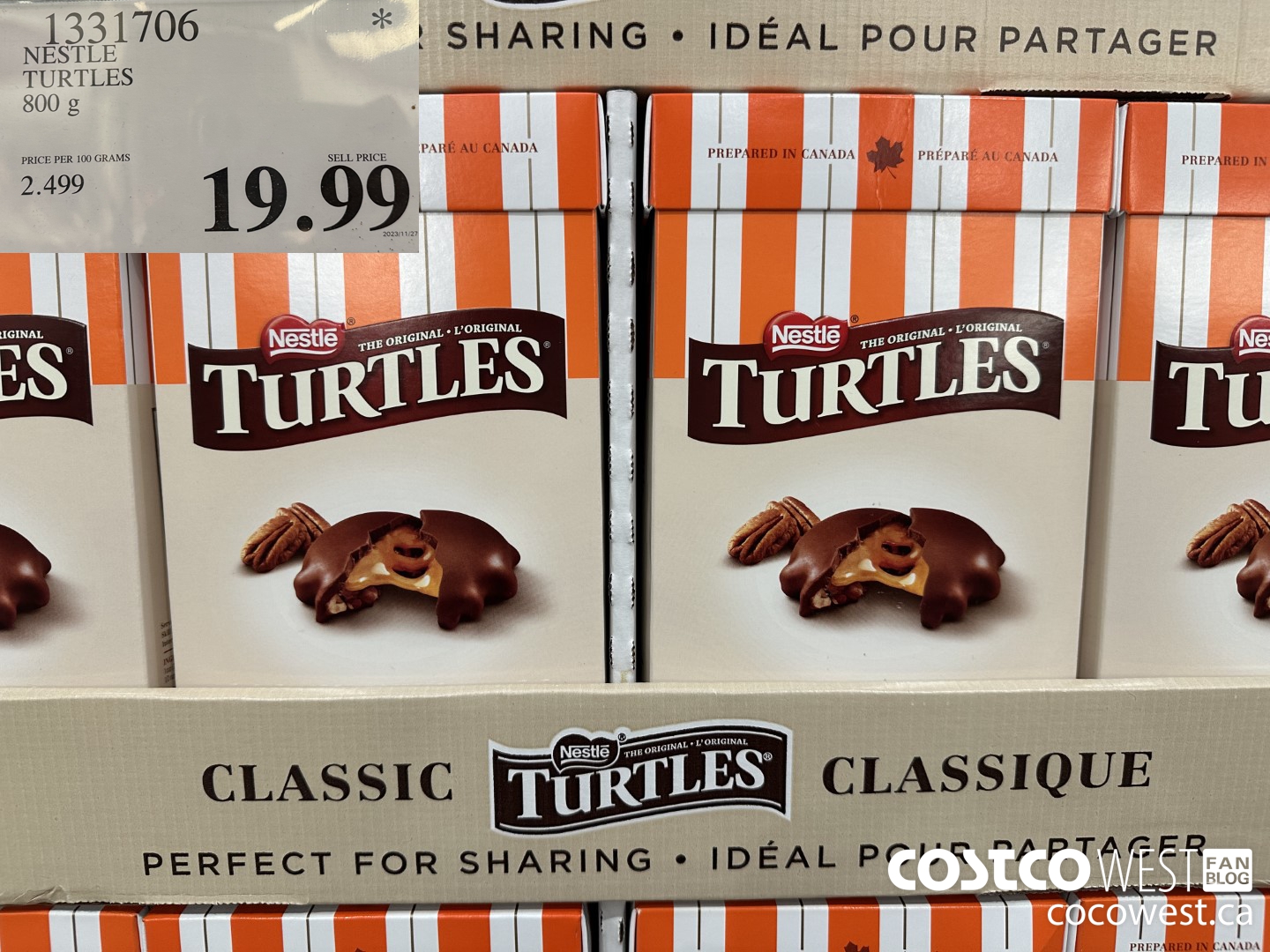 1331706 NESTLE TURTLES 800 g $19.99