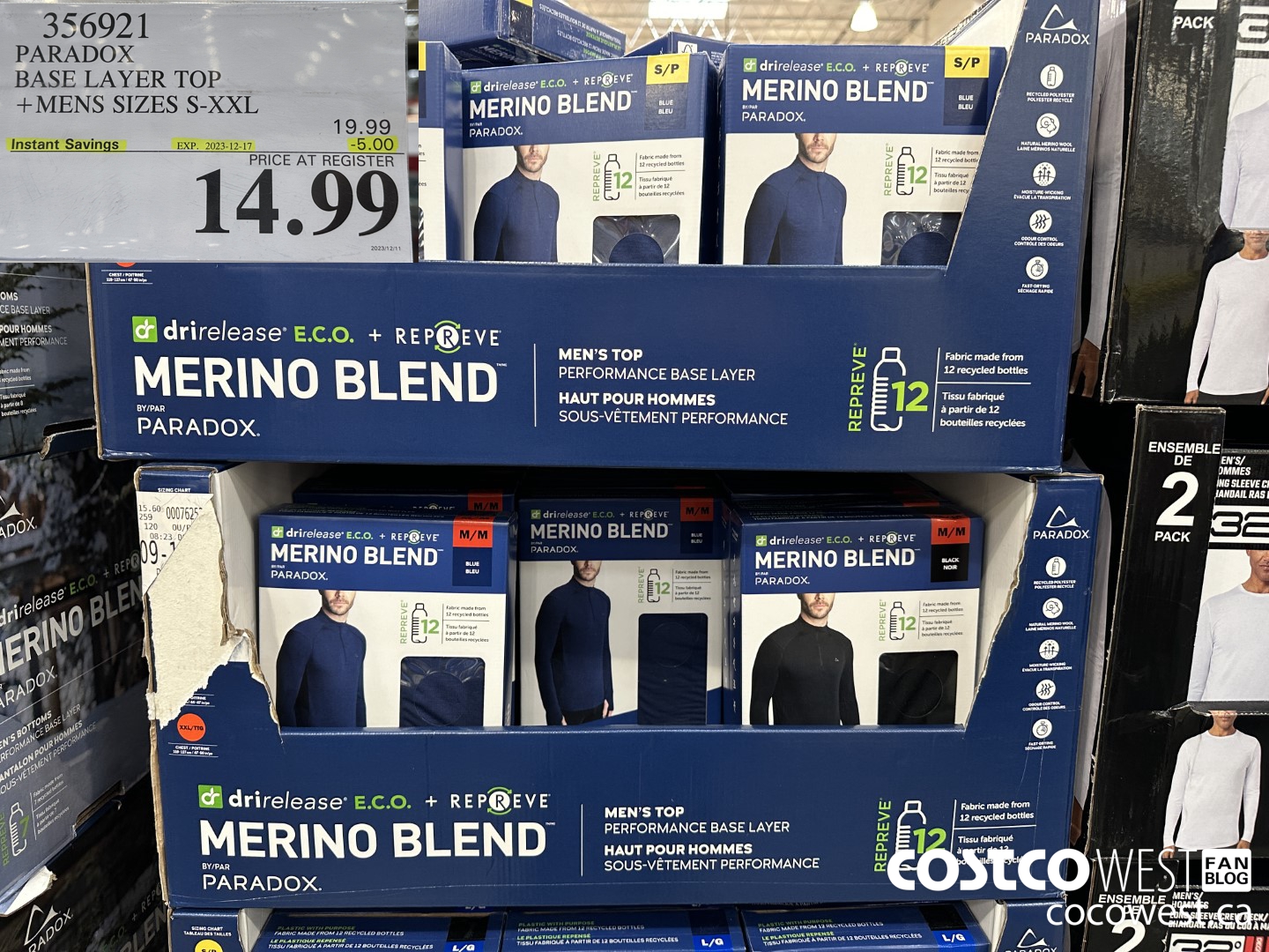 356921 PARADOX BASE LAYER TOP MENS SIZES S-XXL ($5.00 INSTANT SAVINGS EXPIRES ON 2023-12-17) $14.99