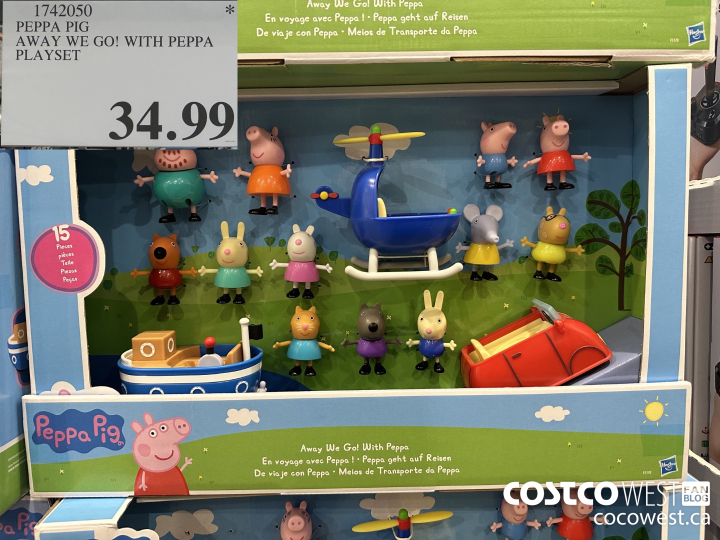 1742050 PEPPA PIG GO AWAY WITH PEPPA PLAYSET $34.99