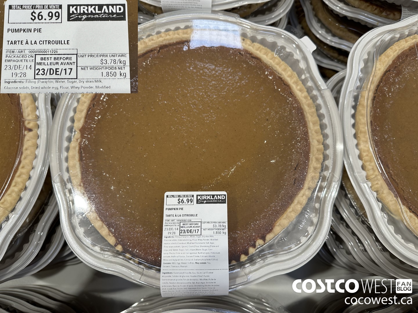 11226 PUMPKIN PIE $6.99