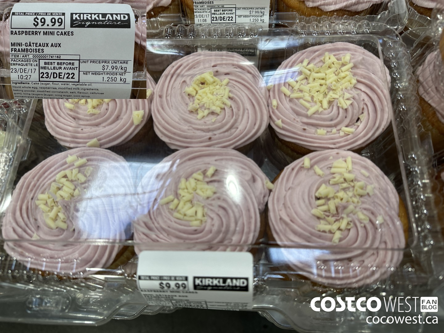 1741162 RASPBERRY MINI CAKES $9.99