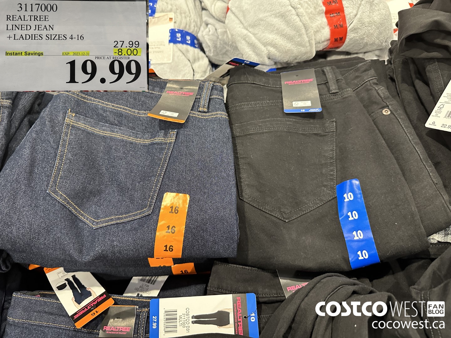 3117000 REALTREE LINED JEAN LADIES SIZES 4-16 ($8.00 INSTANT SAVINGS EXPIRES ON 2023-12-31) $19.99