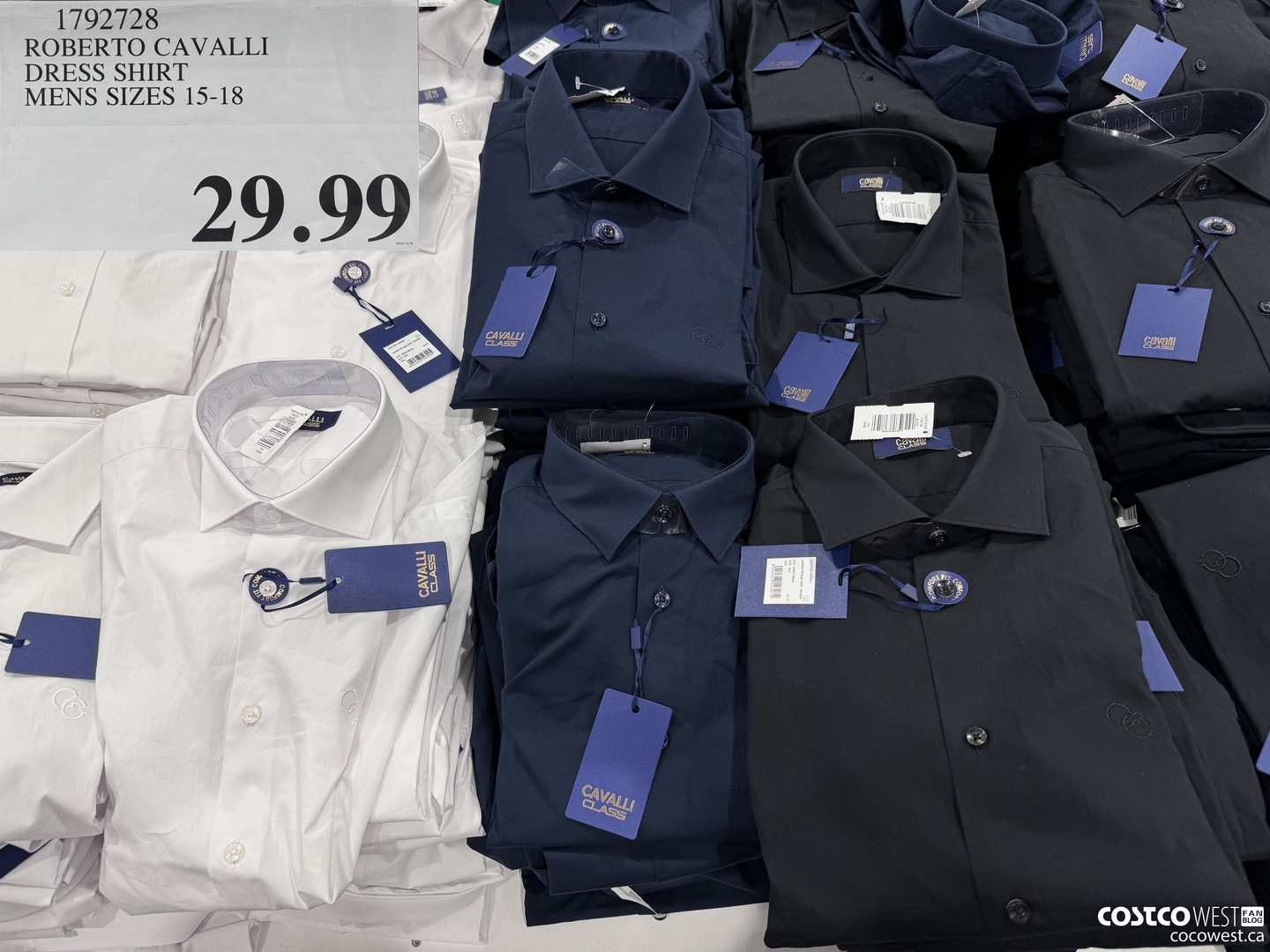 1792728 ROBERTO CAVALLI DRESS SHIRT MENS SIZES 15-18  $29.99