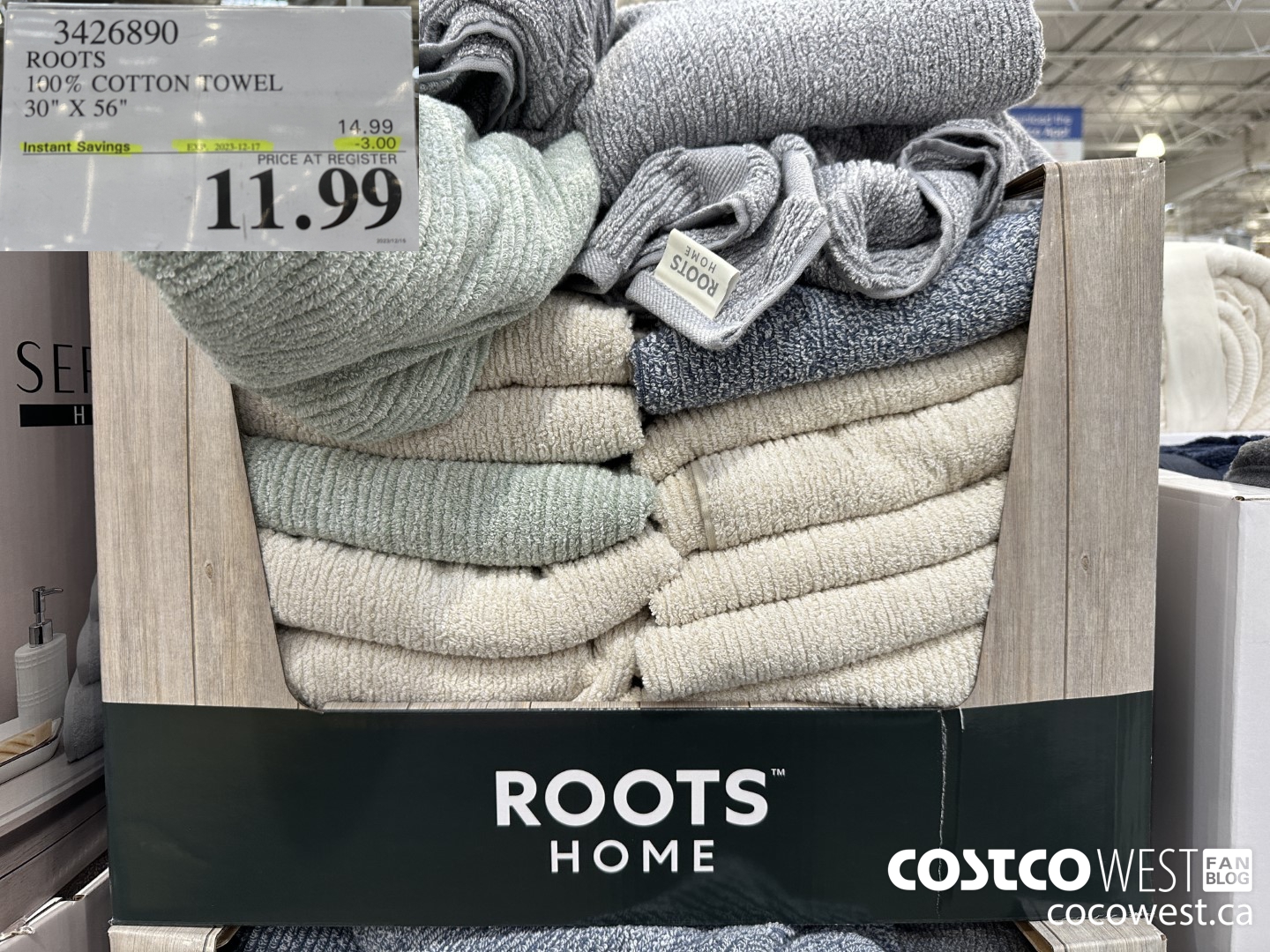 3426890 ROOTS 100% COTTON TOWEL 30