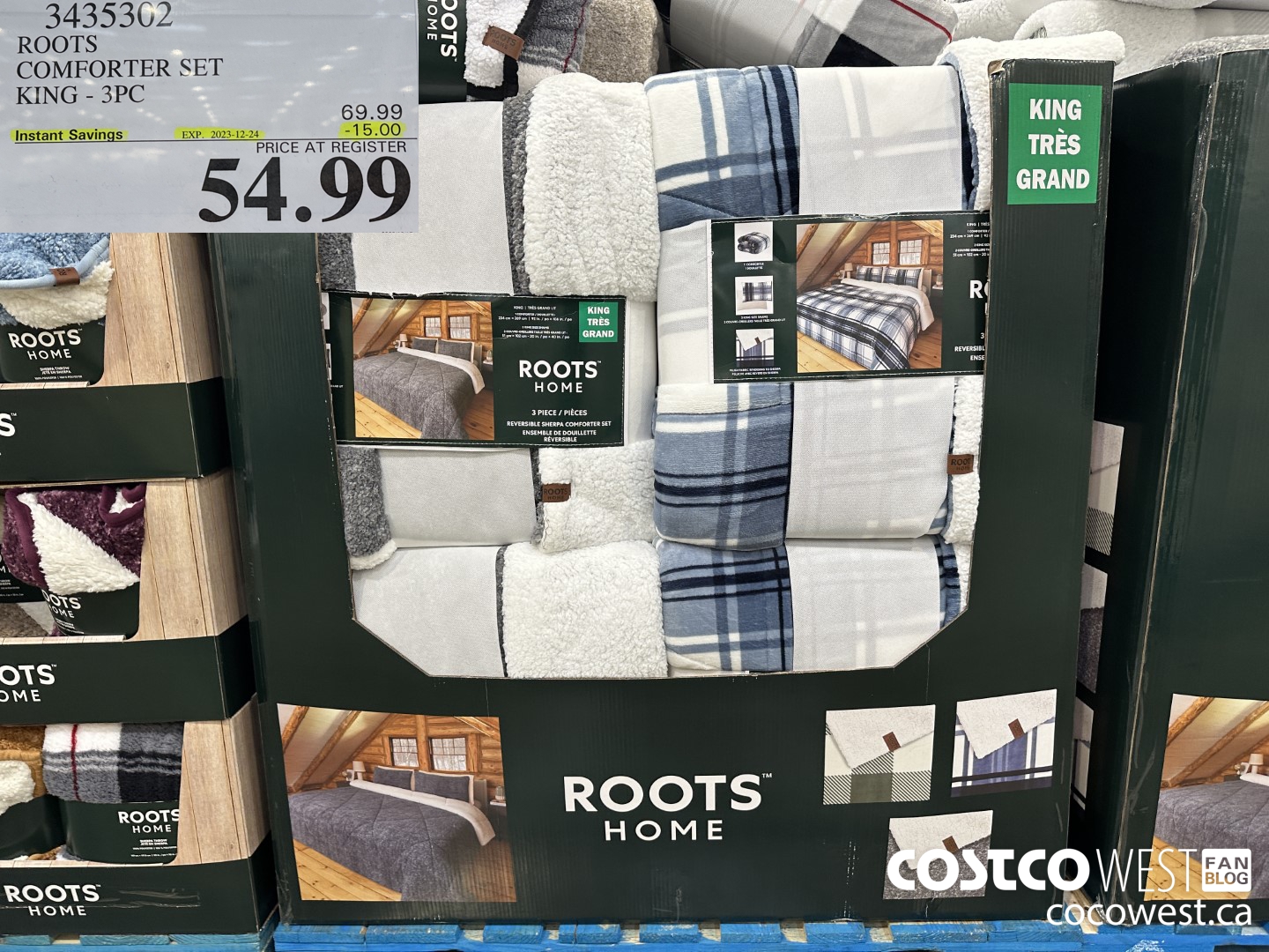 3435302 ROOTS COMFORTER SET KING 3PC ($15.00 INSTANT SAVINGS EXPIRES ON 2023-12-24) $54.99