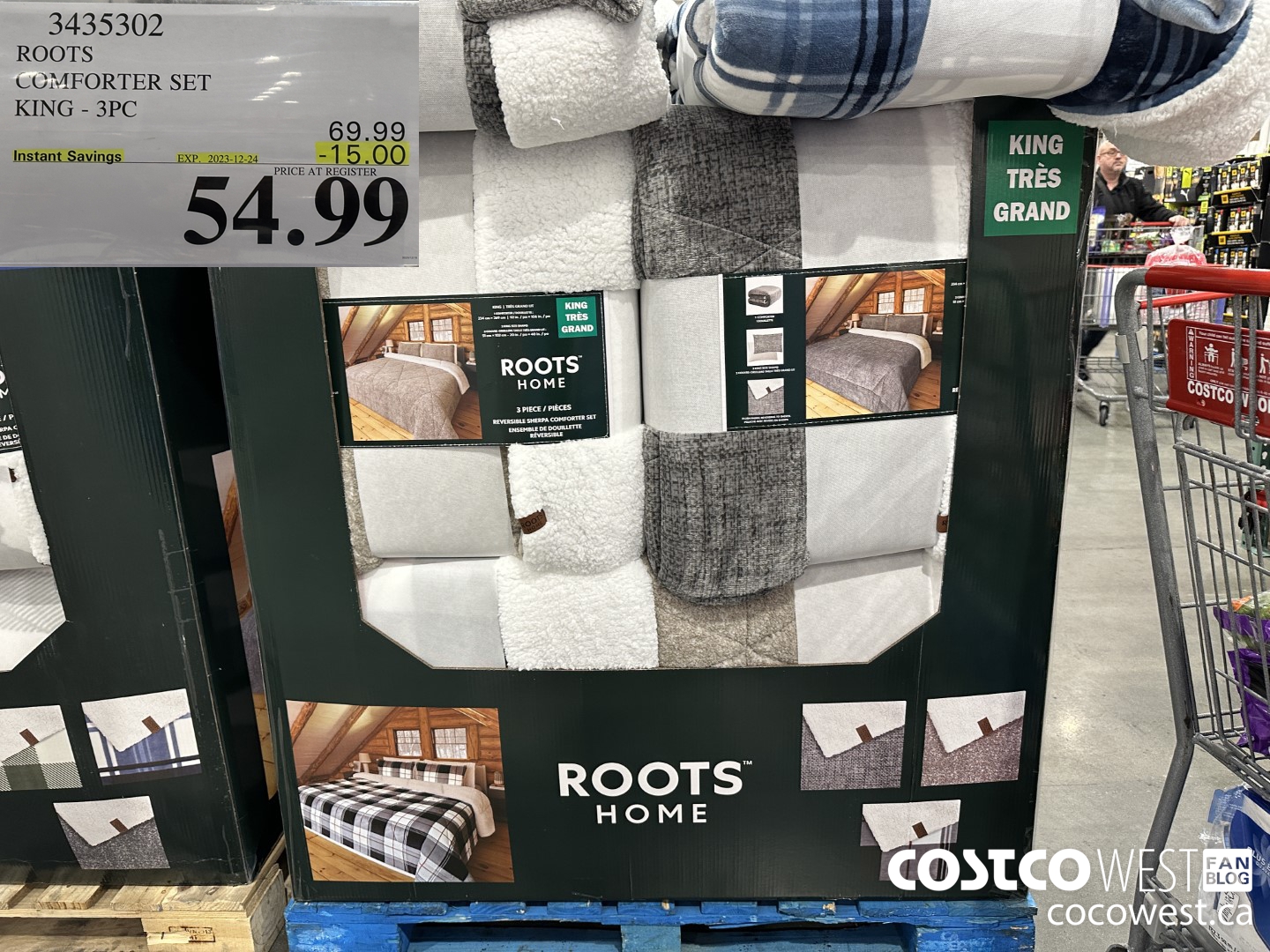 3435302 ROOTS COMFORTER SET KING 3PC ($15.00 INSTANT SAVINGS EXPIRES ON 2023-12-24) $54.99