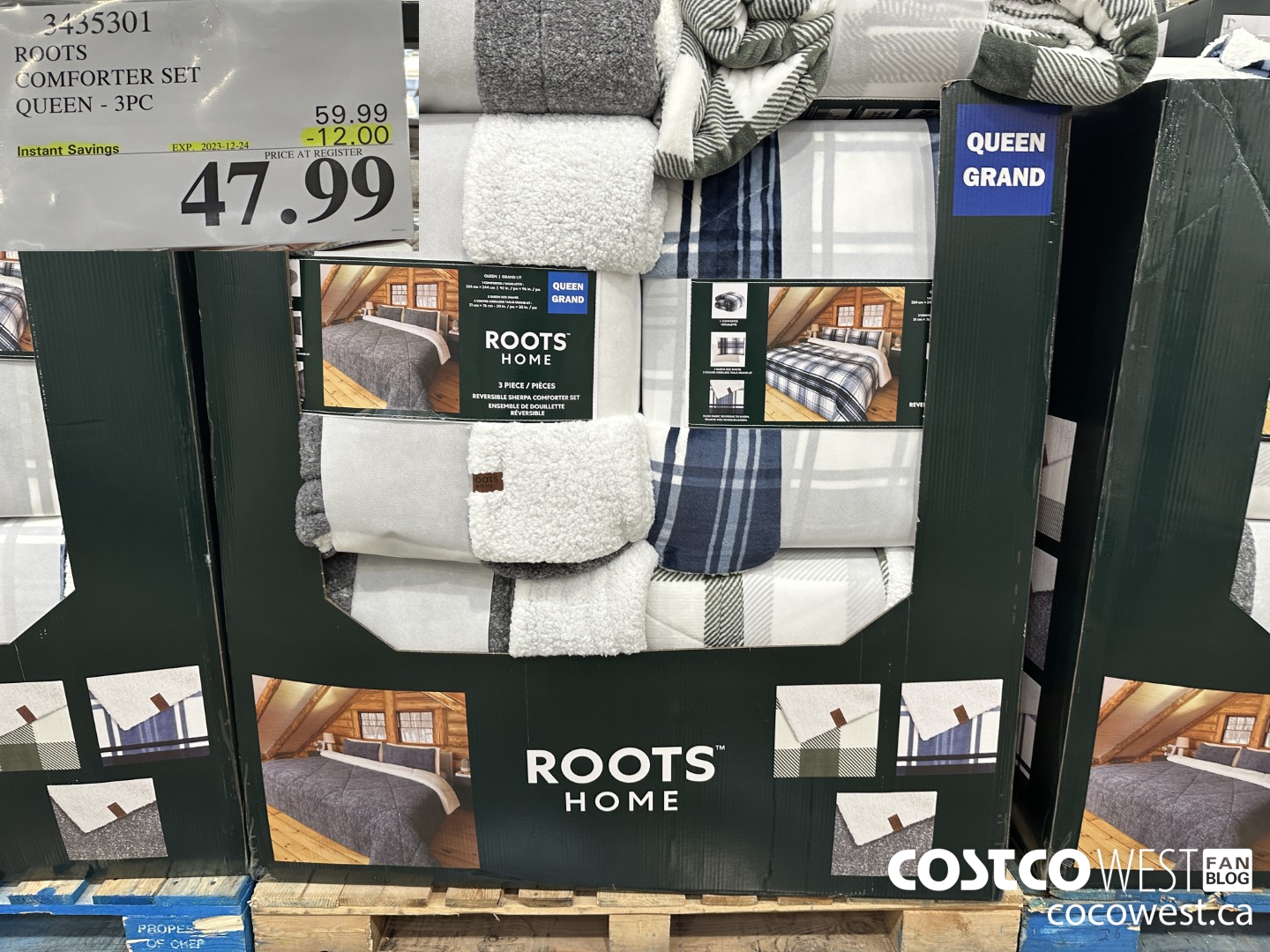 3435301 ROOTS COMFORTER SET QUEEN 3PC ($12.00 INSTANT SAVINGS EXPIRES ON 2023-12-24) $47.99
