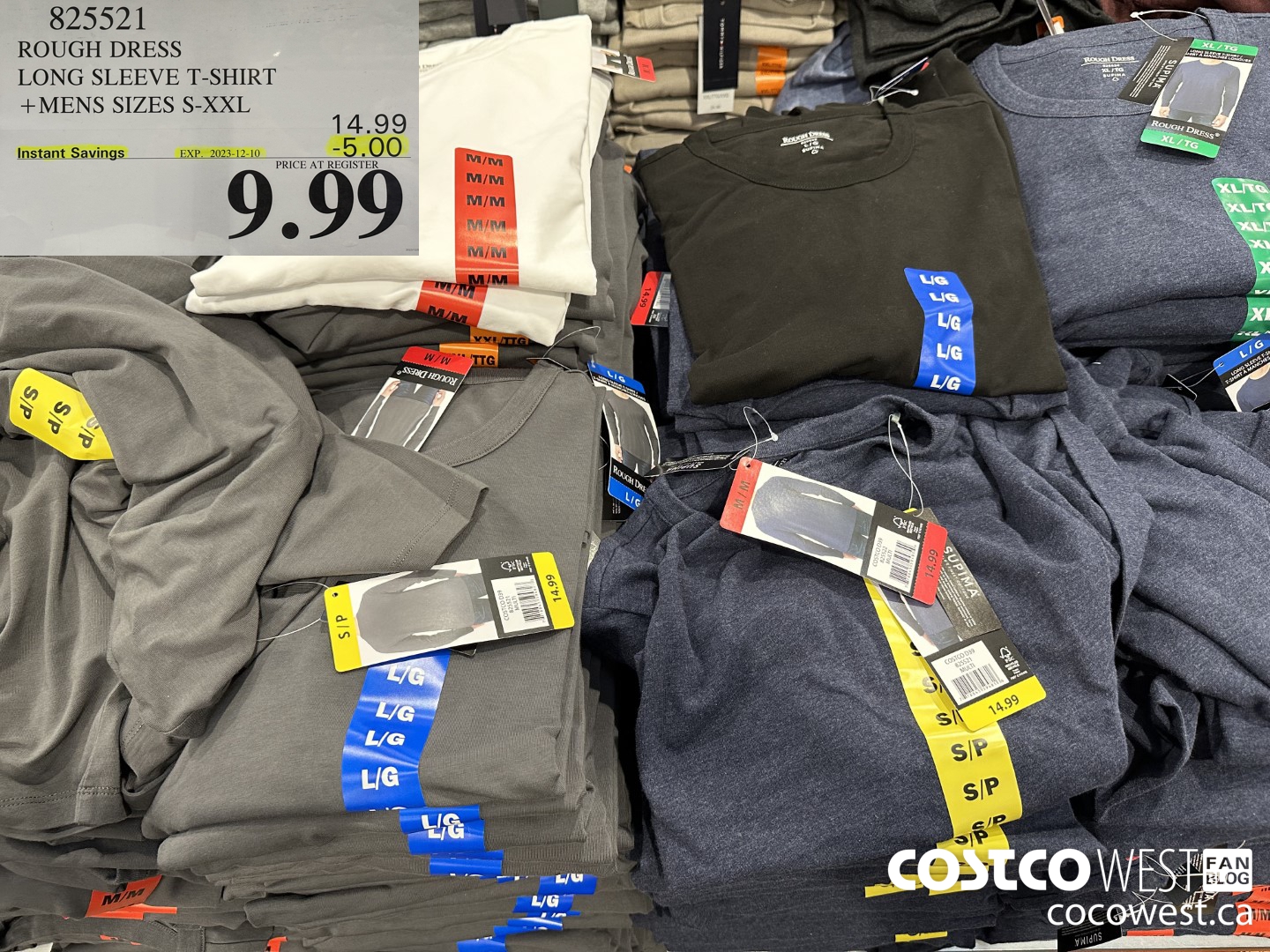 825521 ROUGH DRESS LONG SLEEVE T-SHIRT MENS SIZES S-XXL ($5.00 INSTANT SAVINGS EXPIRES ON 2023-12-10) $9.99