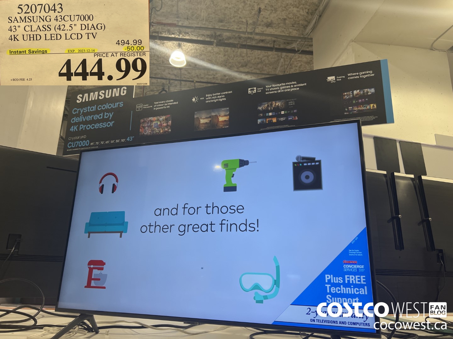 5207043 SAMSUNG 43CU7000 43