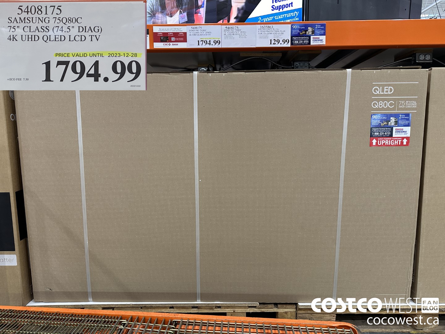 5408175 SAMSUNG 75Q80C 75