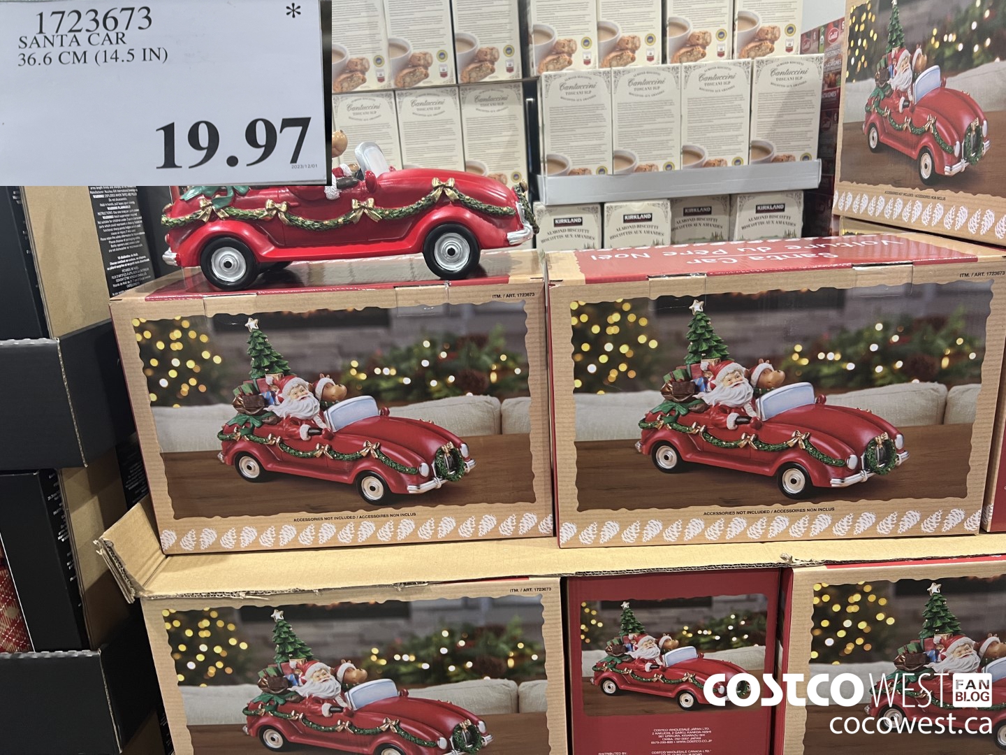 1723673 SANTA CAR 36.6 CM (14.5 IN) $19.97
