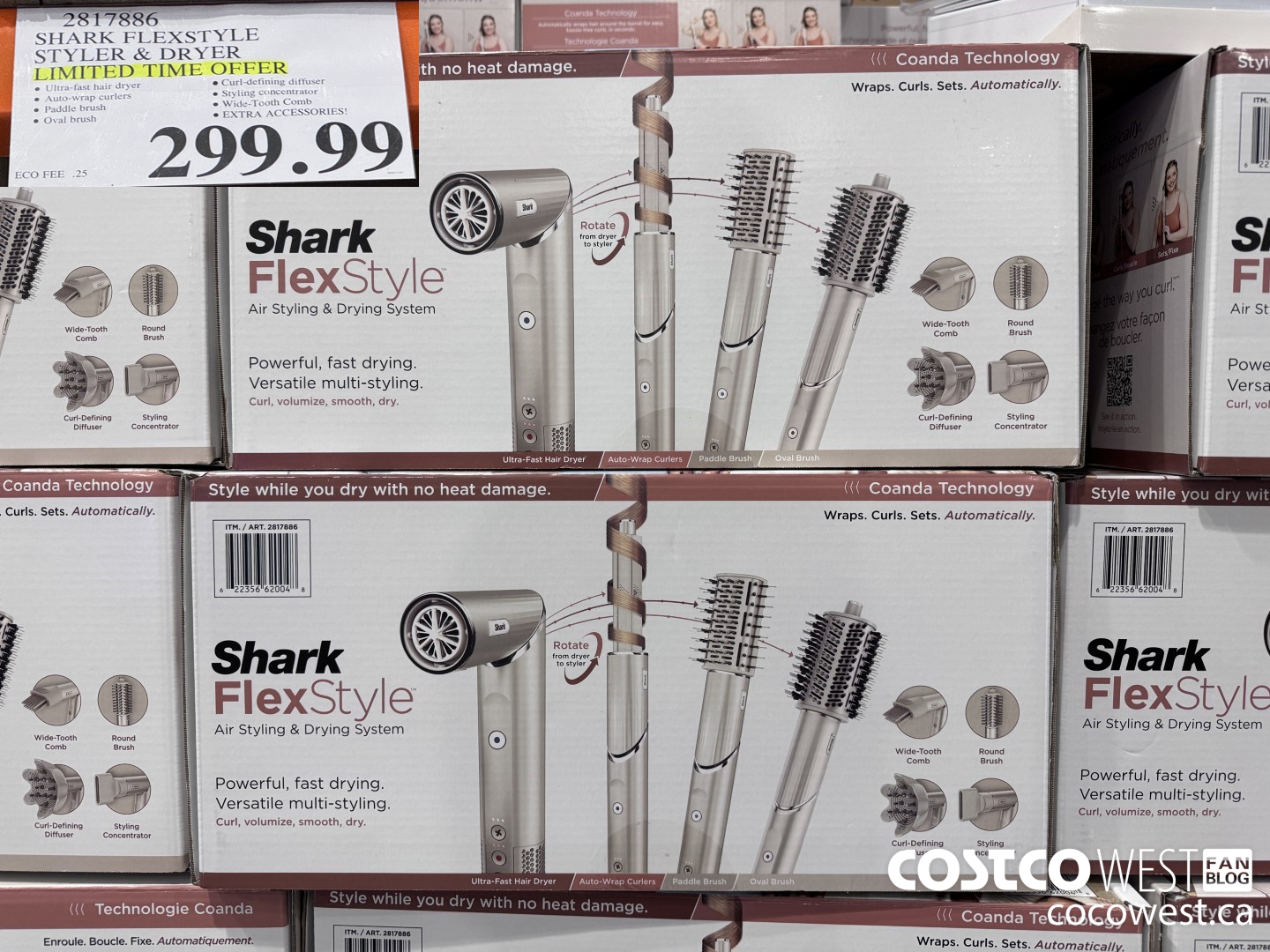 2817886 SHARK FLEXSTYLE STYLER & DRYER $299.99