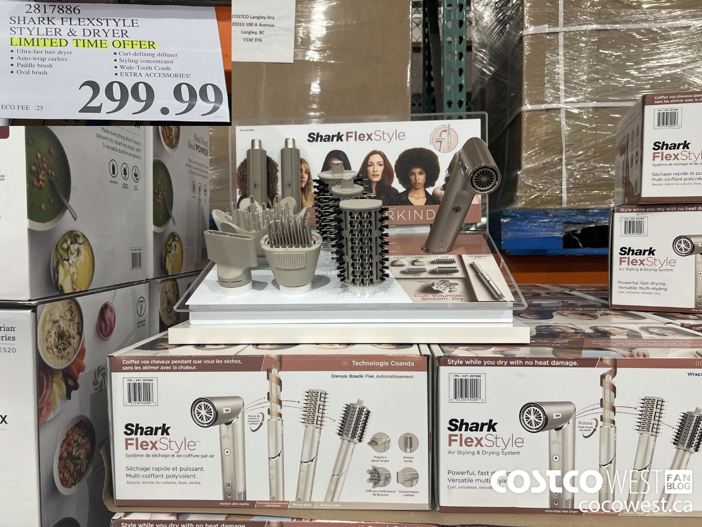 2817886 SHARK FLEXSTYLE STYLER & DRYER $299.99