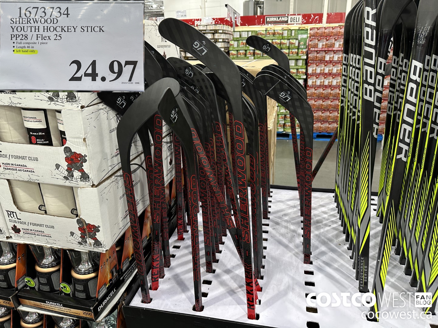 1673734 SHERWOOD YOUTH HOCKEY STICK PP28 / FLEX 25 $24.97