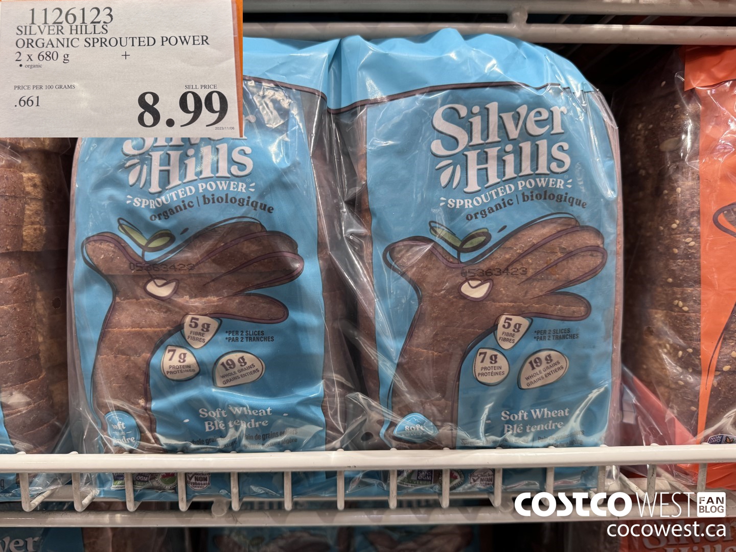 1126123 SILVER HILLS ORGANIC SPROUTED POWER 2 x 680g $8.99