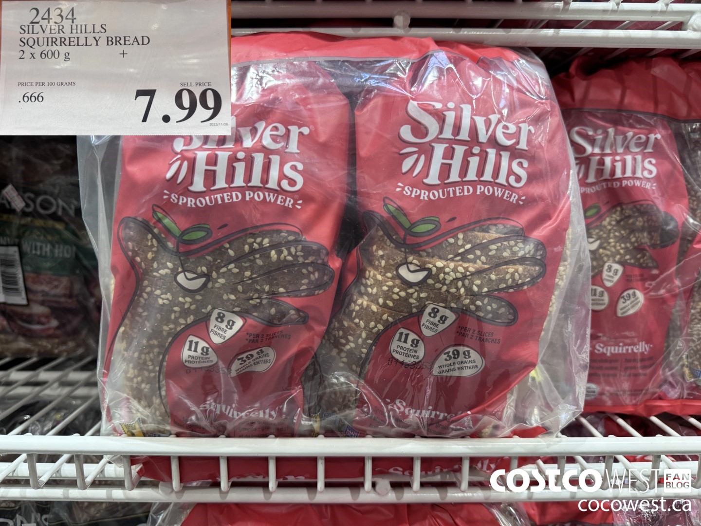 2434 SILVER HILLS SQUIRRELLY BREAD PACK OF 2 X 600 G $7.99
