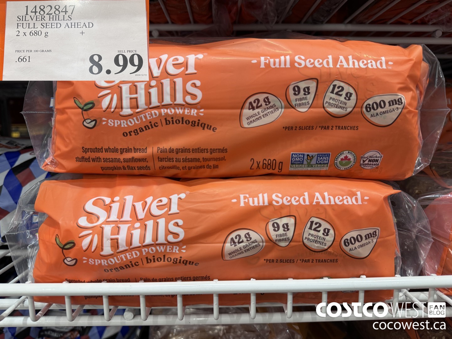 1482847 SILVER HILLS FULL SEED AHEAD 2 x 680 g $8.99