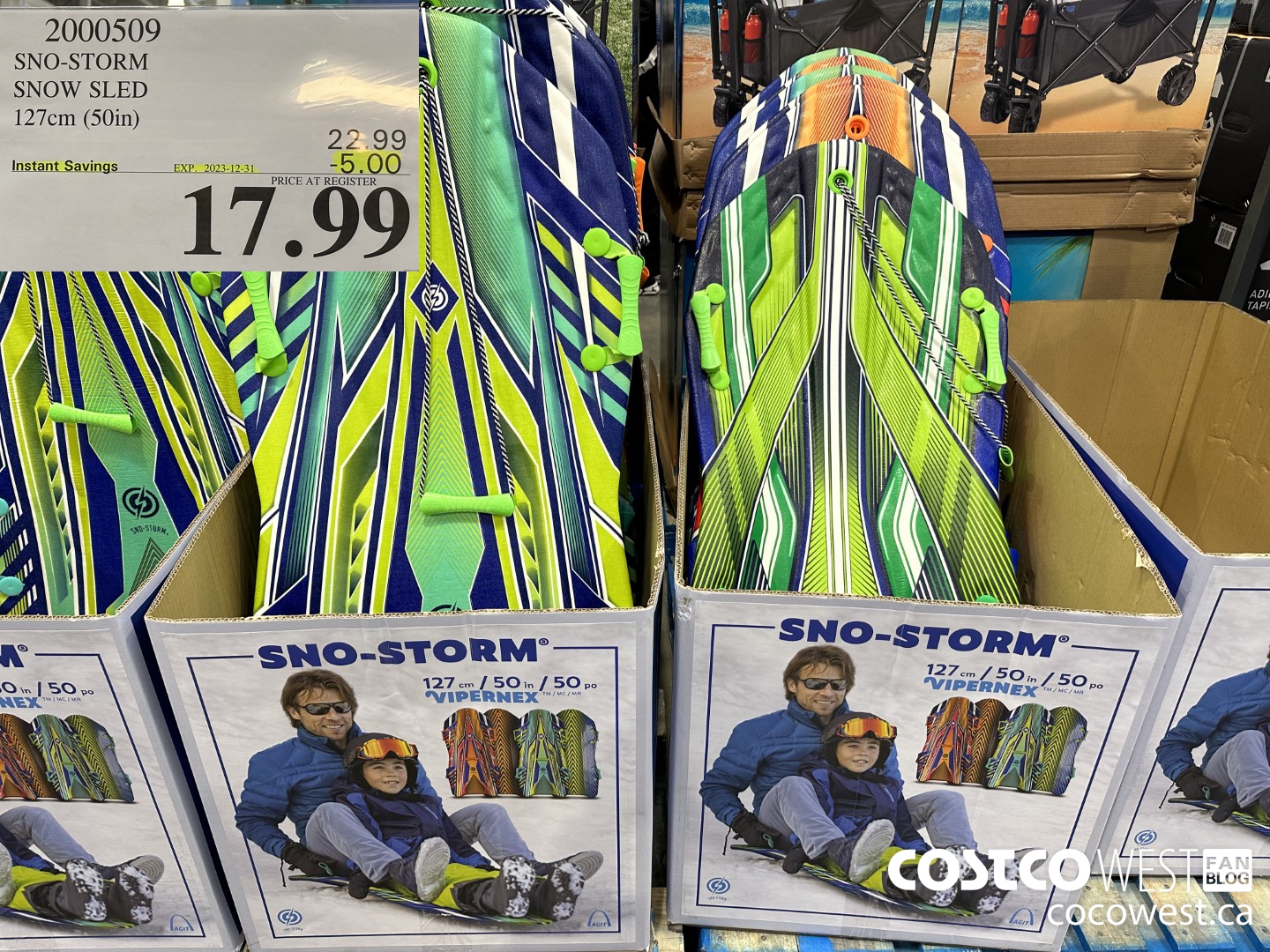 2000509 SNO STORM SNOW SLED 127 CM (50 IN) ($5.00 INSTANT SAVINGS EXPIRES ON 2023-12-31) $17.99