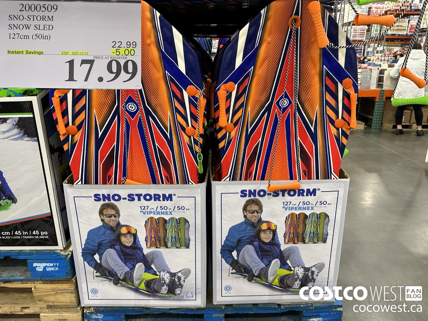 2000509 SNO STORM SNOW SLED 127 CM (50 IN) ($5.00 INSTANT SAVINGS EXPIRES ON 2023-12-31) $17.99