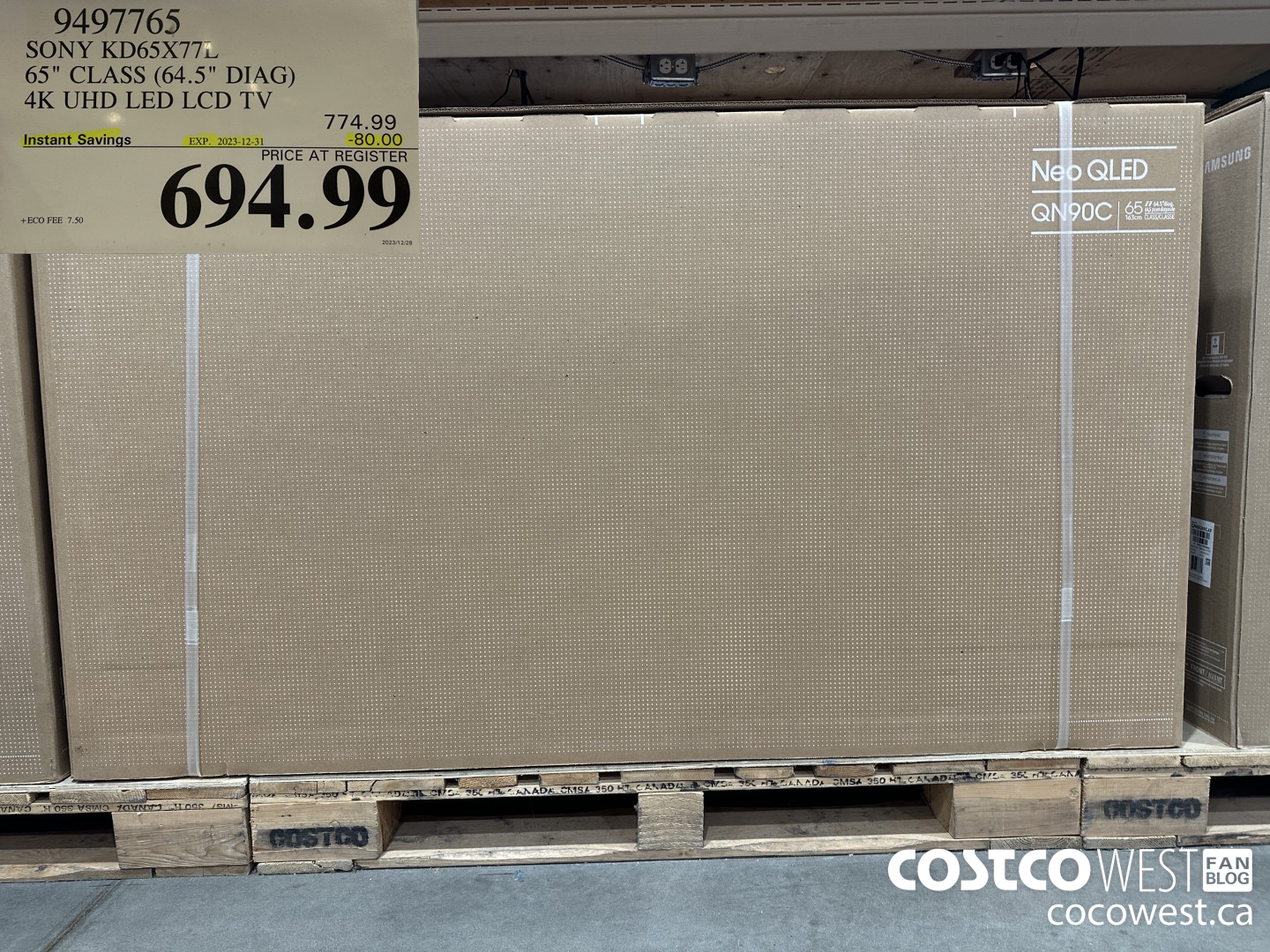 9497765 SONY KD65X77L 65