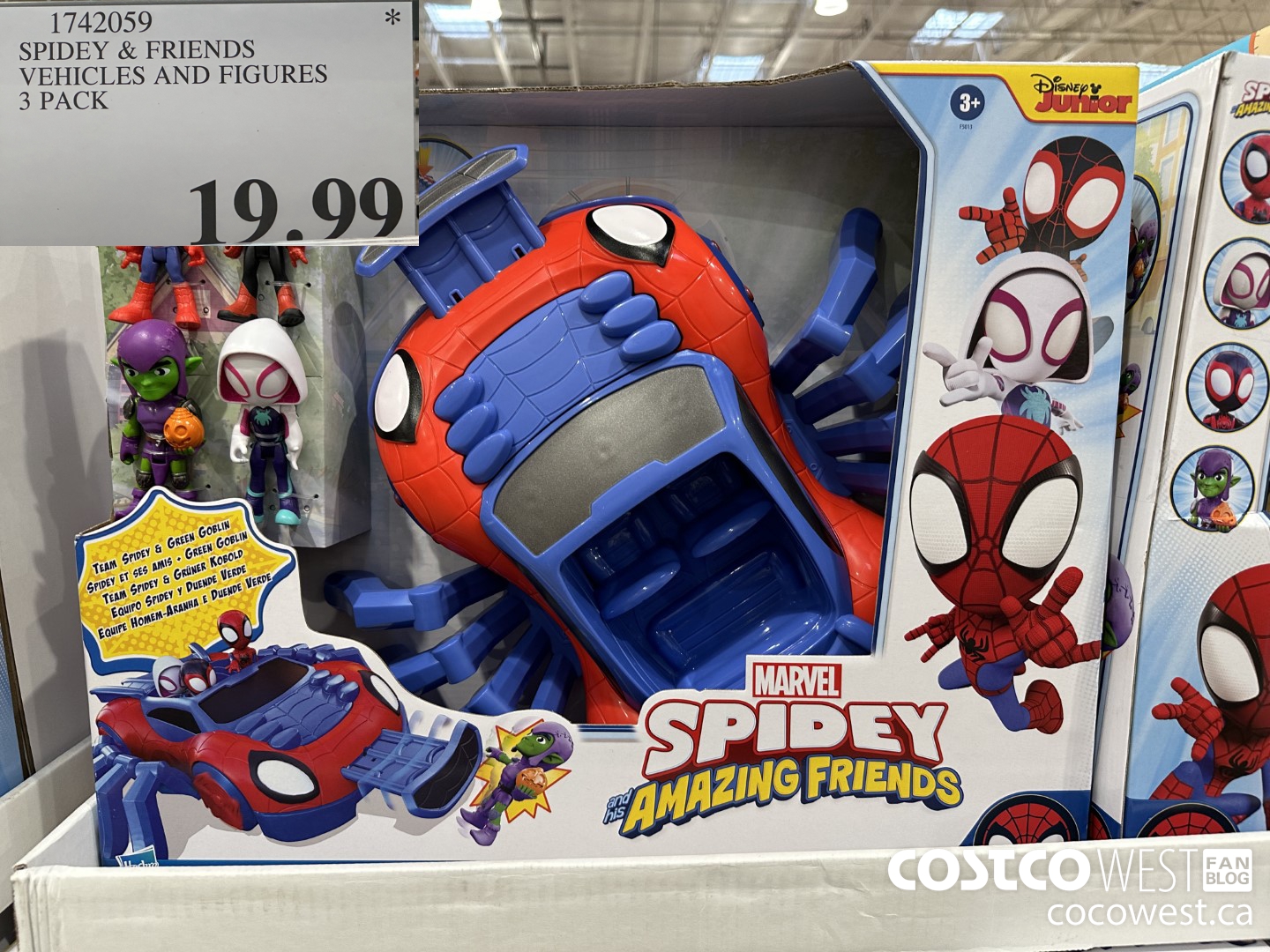 1742059 SPIDEY & FRIENDS VEHICLES AND FIGURES 3 PACK $19.99