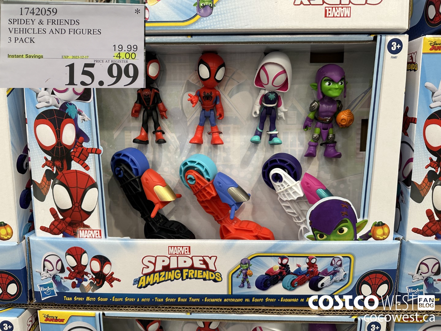 1742059 SPIDEY & FRIENDS VEHICLES AND FIGURES 3 PACK ($4.00 INSTANT SAVINGS EXPIRES ON 2023-12-17) $15.99