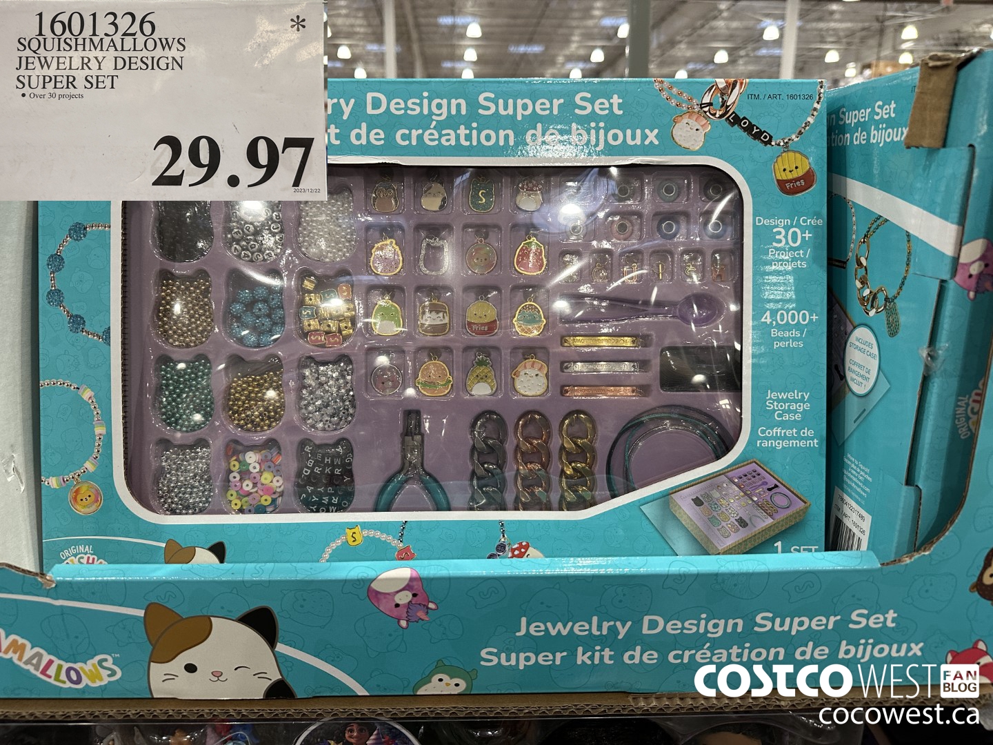 1601326 SQUISHMALLOW JEWELRY DESIGN SUPER SET $29.97