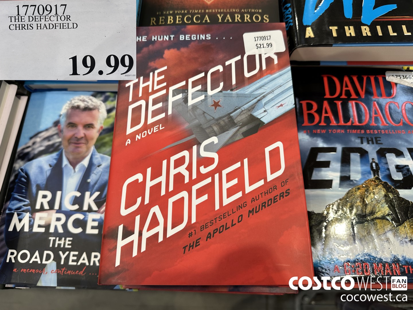 1770917 THE DEFECTOR CHRIS HADFIELD $19.99