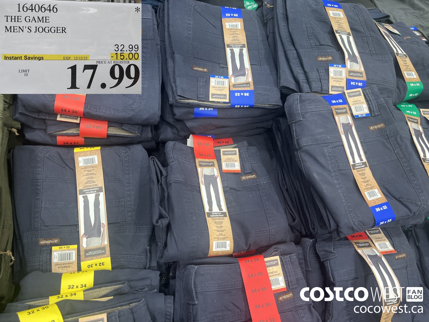 1640646 THE GAME MEN'S JOGGER ($15.00 INSTANT SAVINGS EXPIRES ON 2023-12-12) $17.99