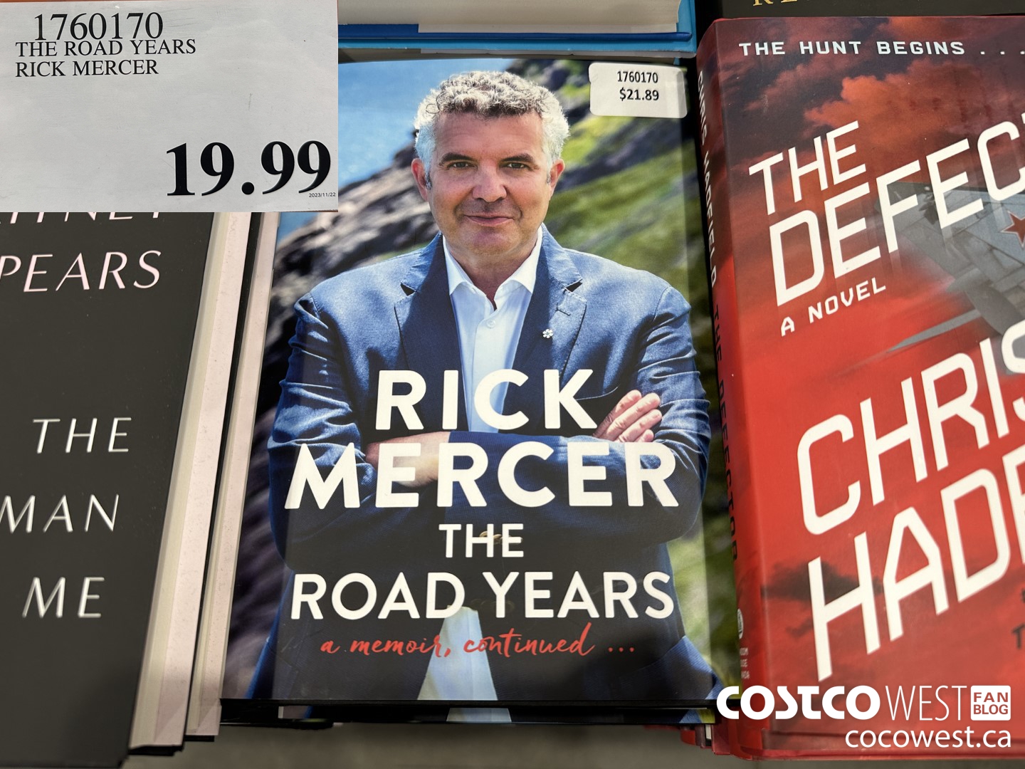 1760170 THE ROAD YEARS RICK MERCER  $19.99