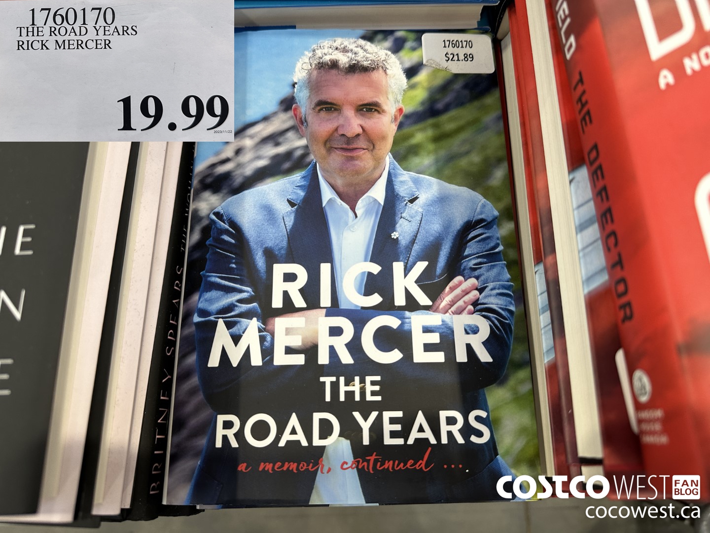 1760170 THE ROAD YEARS RICK MERCER  $19.99
