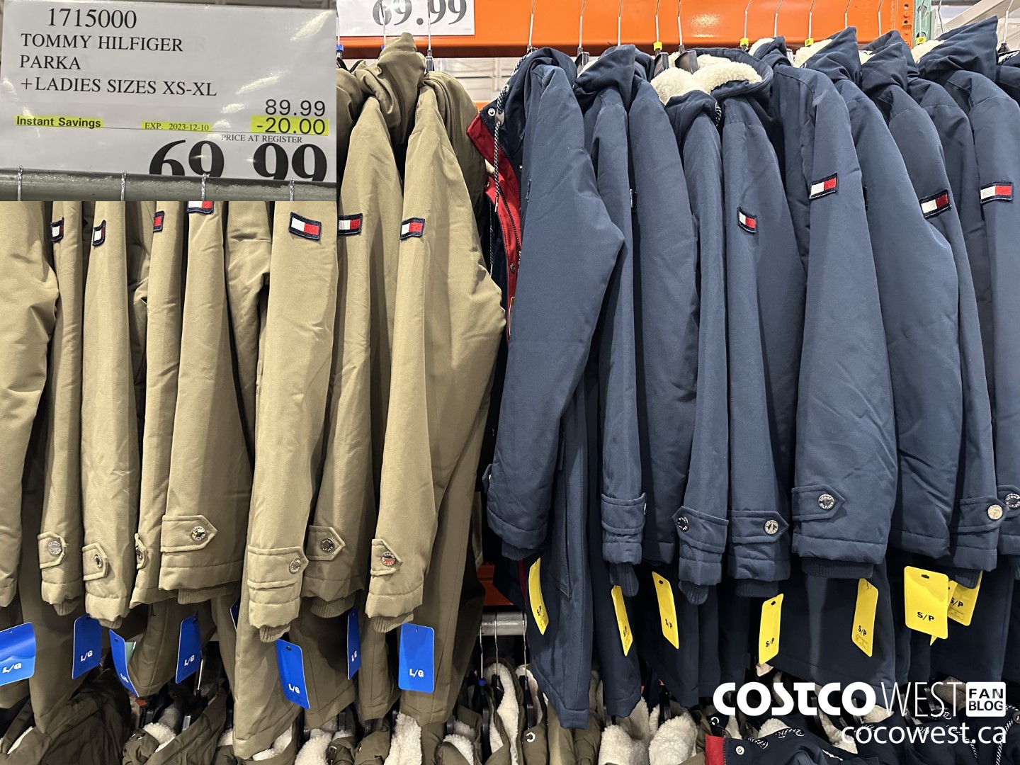 1715000 TOMMY HILFIGER PARKA LADIES SIZES XS-XL ($20.00 INSTANT SAVINGS EXPIRES ON 2023-12-10) $69.99