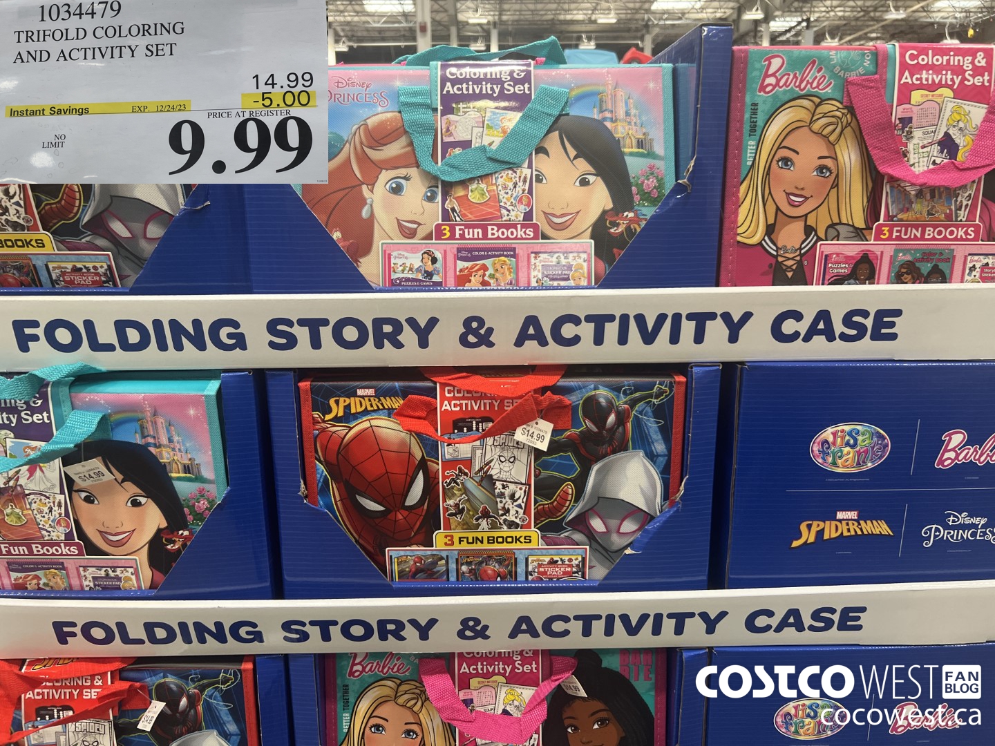 1034479 TRIFOLD COLORING AND ACTIVITY SET ($5.00 INSTANT SAVINGS EXPIRES ON 2023-12-24) $9.99