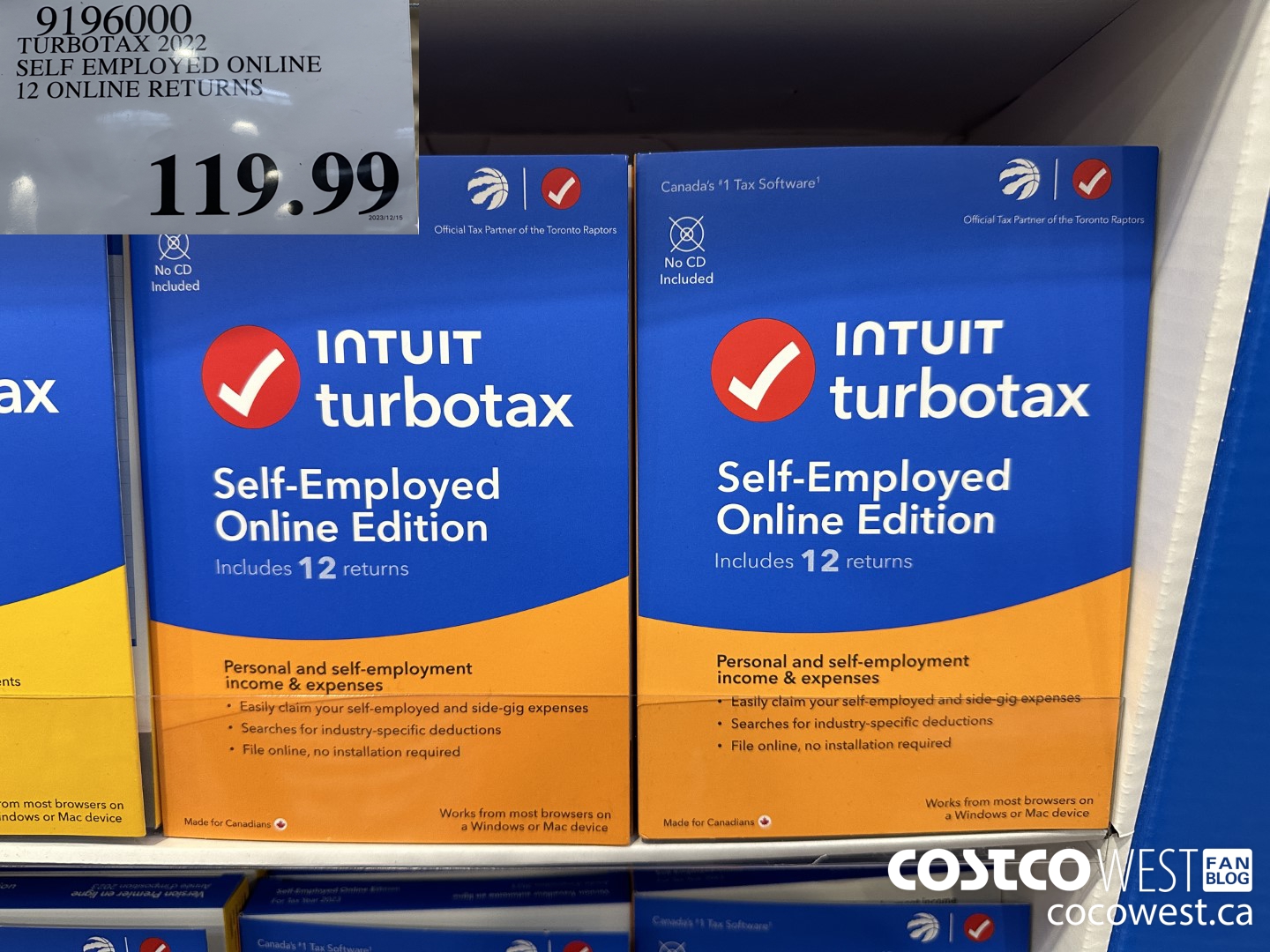9196000 TURBOTAX 2022 SELF EMPLOYED ONLINE 12 ONLINE RETURNS $119.99