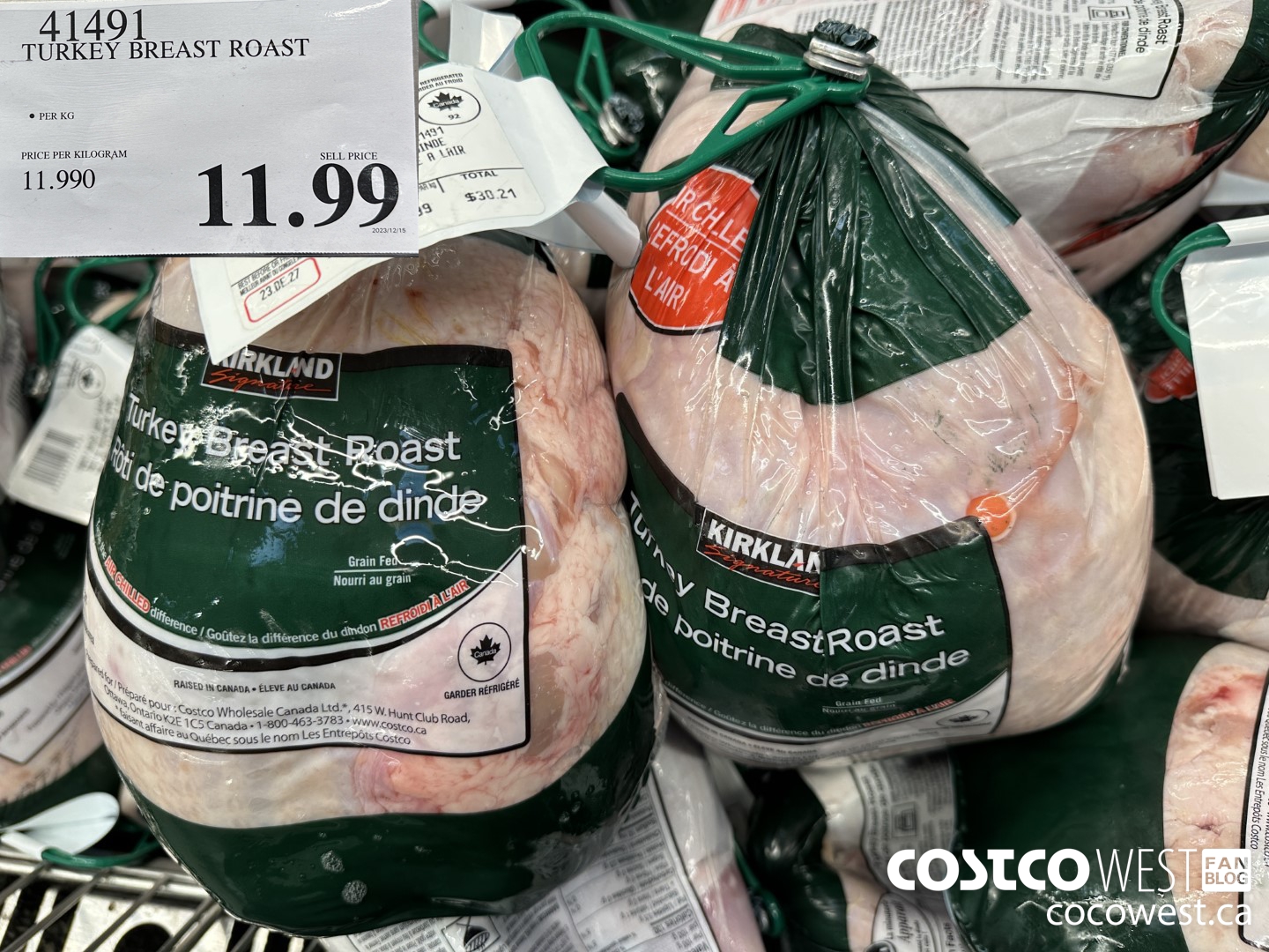 41491 TURKEY BREAST ROAST $11.99