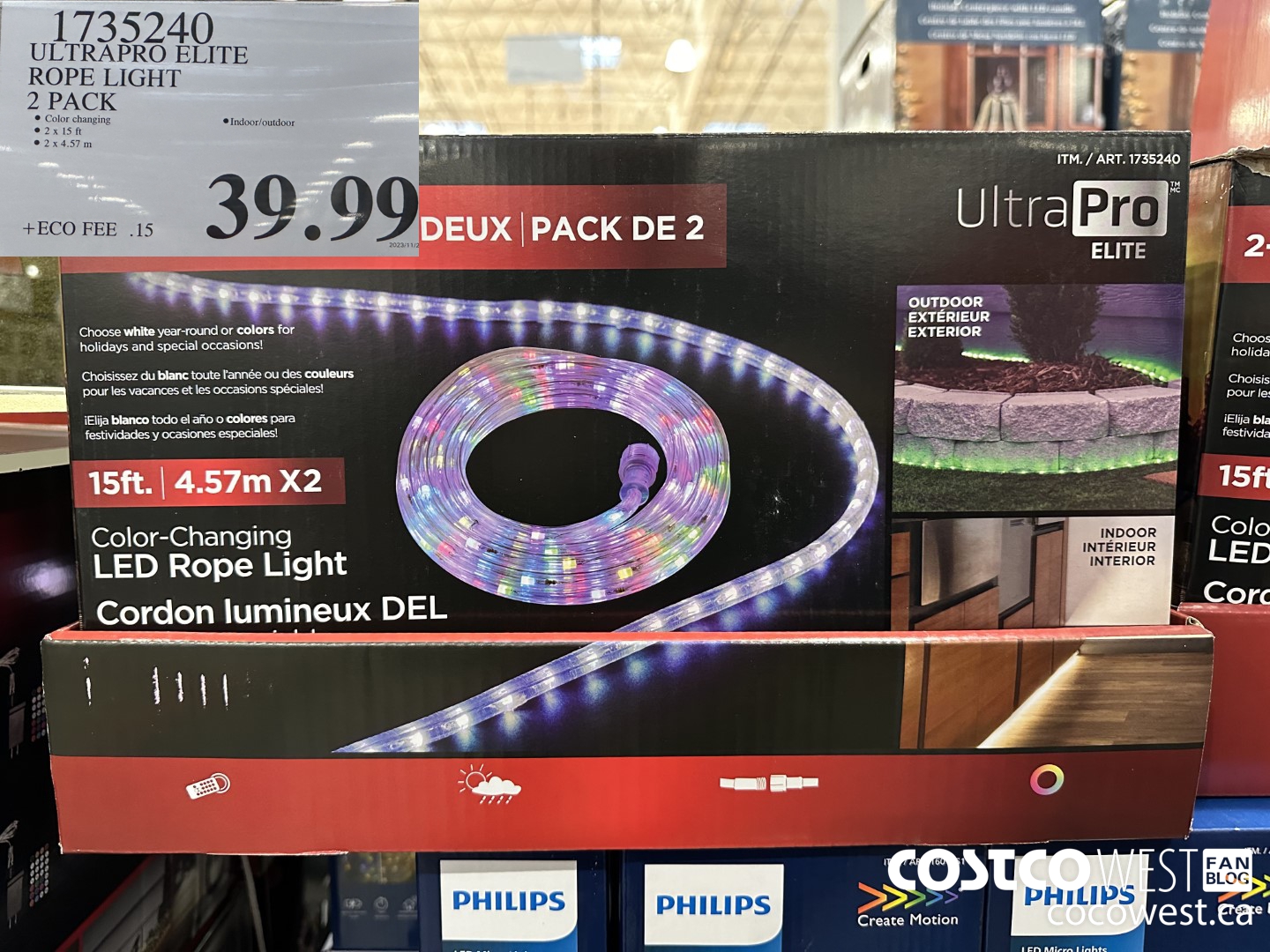 1735240 ULTRAPRO ELITE ROPE LIGHT 2 PACK $39.99