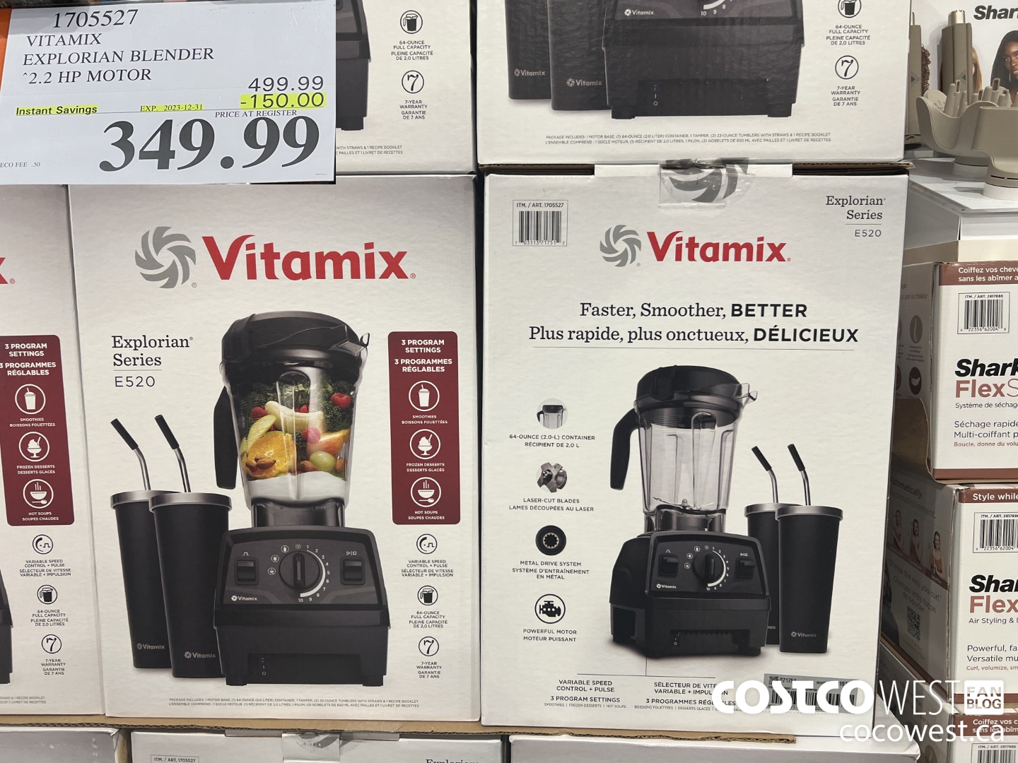 1705527 VITAMIX EXPLORIAN BLENDER 2.2 HP MOTOR ($150.00 INSTANT SAVINGS EXPIRES ON 2023-12-31) $349.99