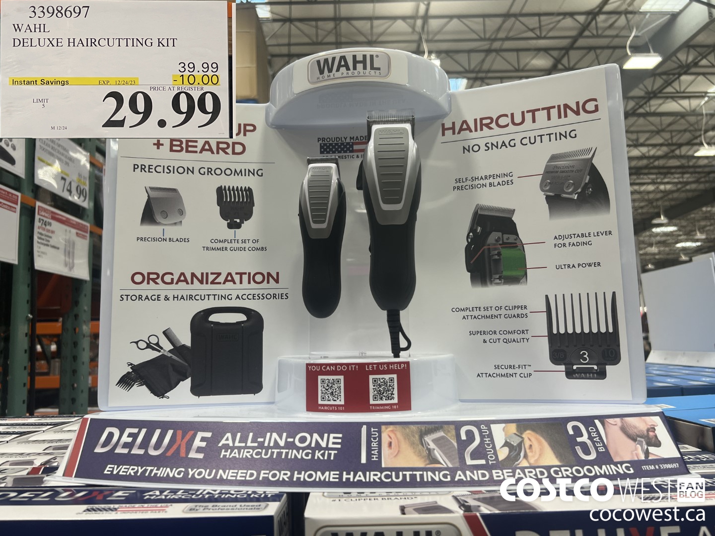 3398697 WAHL DELUXE HAIRCUTTING KIT ($10.00 INSTANT SAVINGS EXPIRES ON 2023-12-24) $29.99
