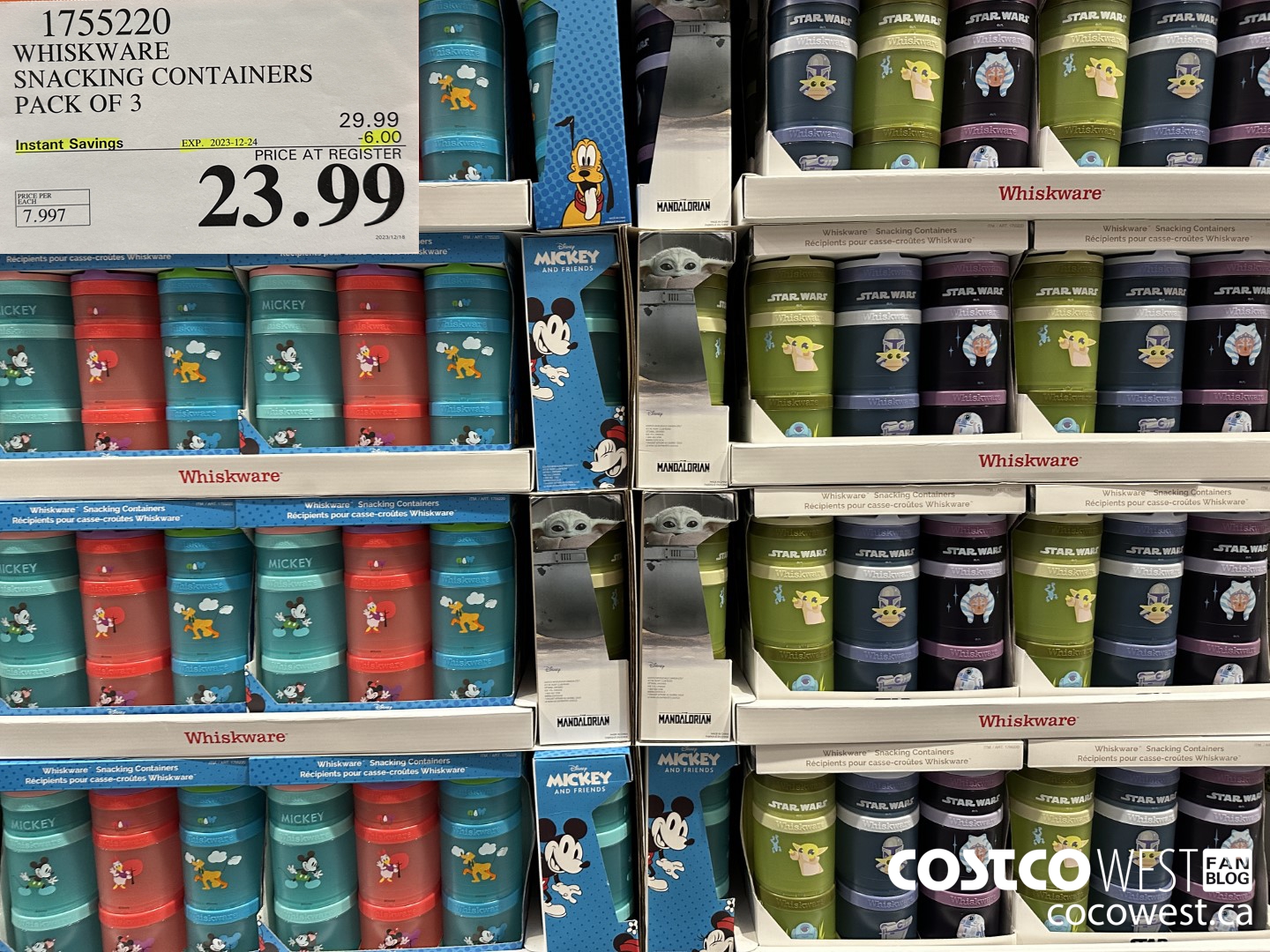 1755220 WHISKWARE SNACKING CONTAINERS PACK OF 3 ($6.00 INSTANT SAVINGS EXPIRES ON 2023-12-24) $23.99