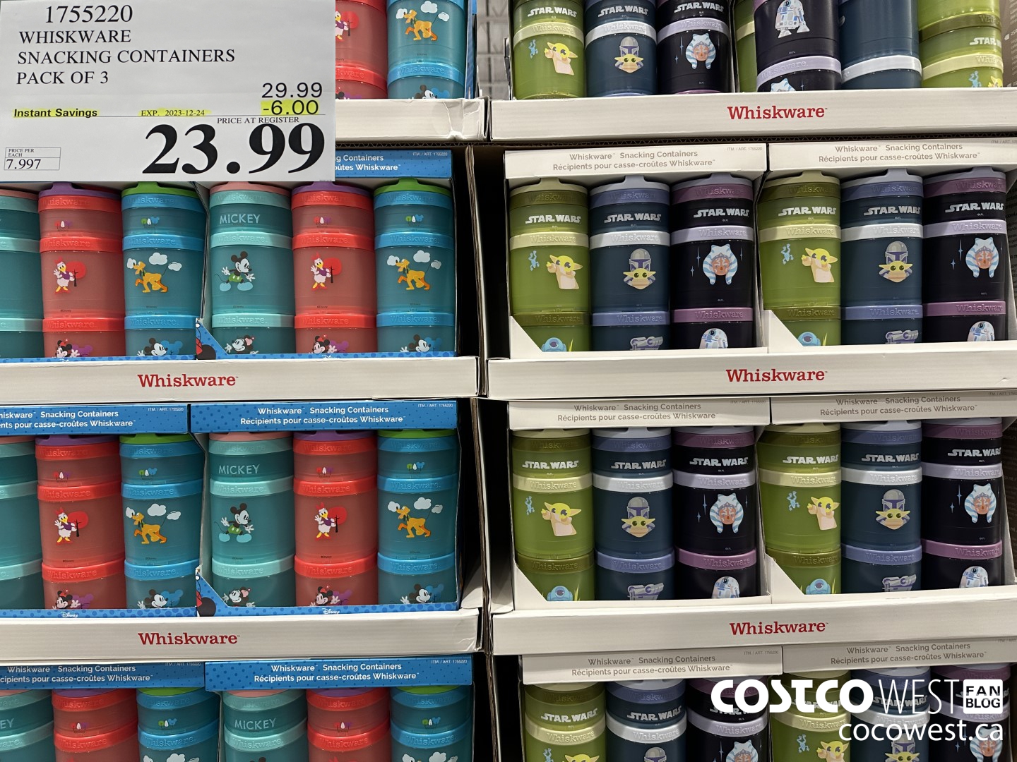 1755220 WHISKWARE SNACKING CONTAINERS PACK OF 3 ($6.00 INSTANT SAVINGS EXPIRES ON 2023-12-24) $23.99