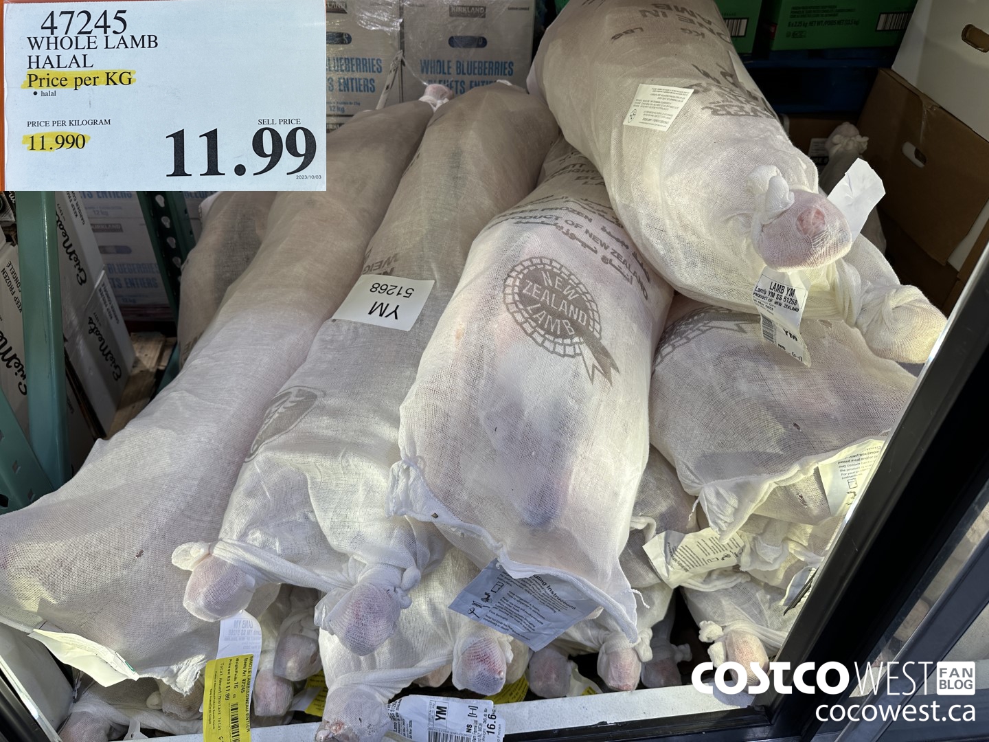 47245 WHOLE LAMB HALAL Price per KG $11.99