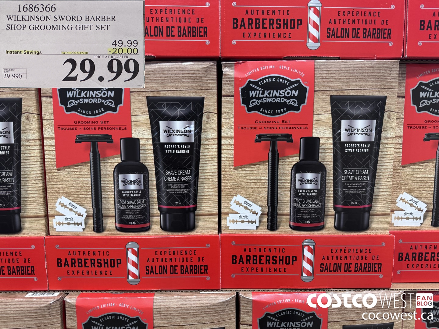 1686366 WILKINSON SWORD BARBER SHOP GROOMING GIFT SET ($20.00 INSTANT SAVINGS EXPIRES ON 2023-12-10) $29.99