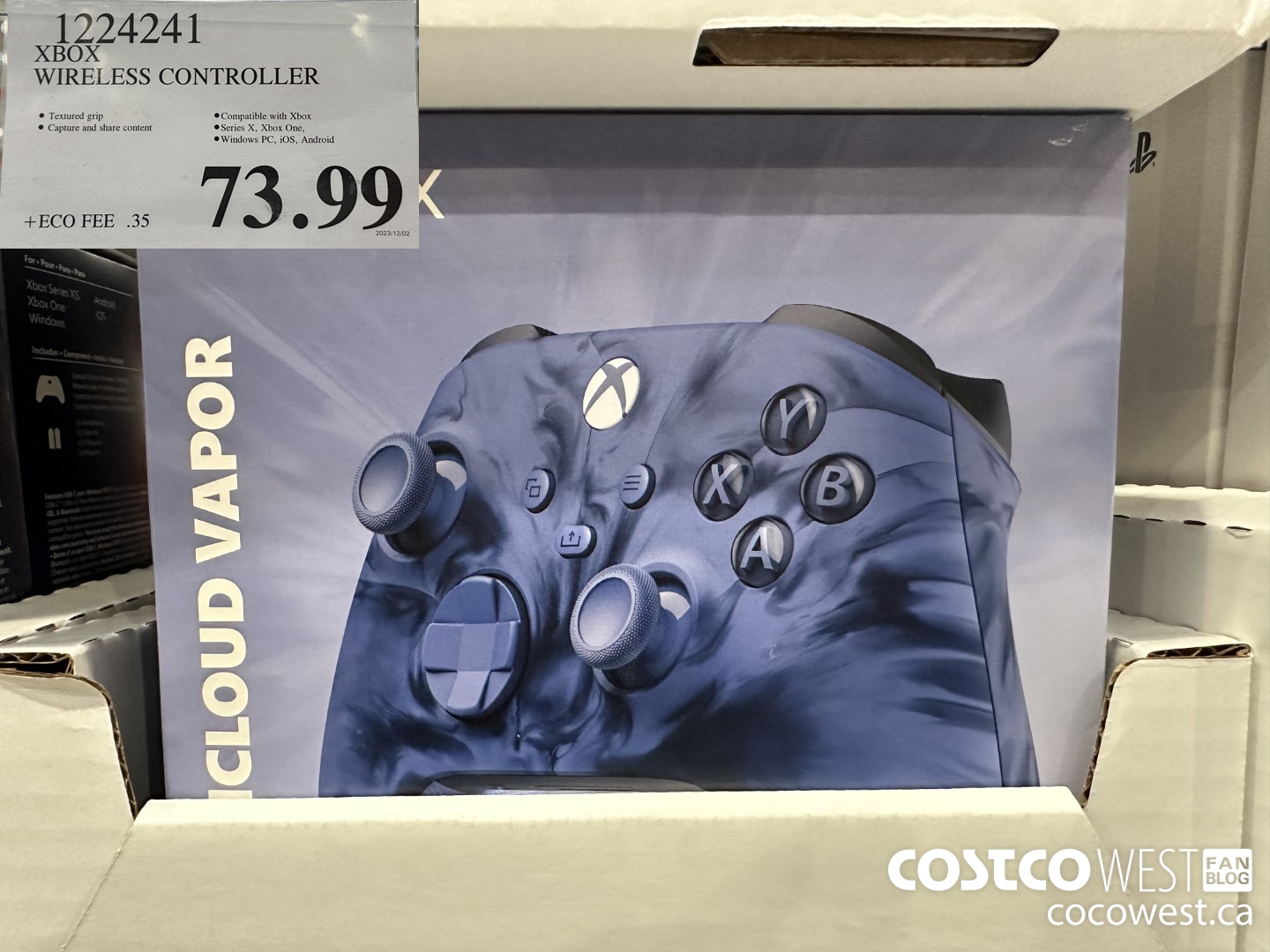 1224241 XBOX WIRELESS CONTROLLER $73.99