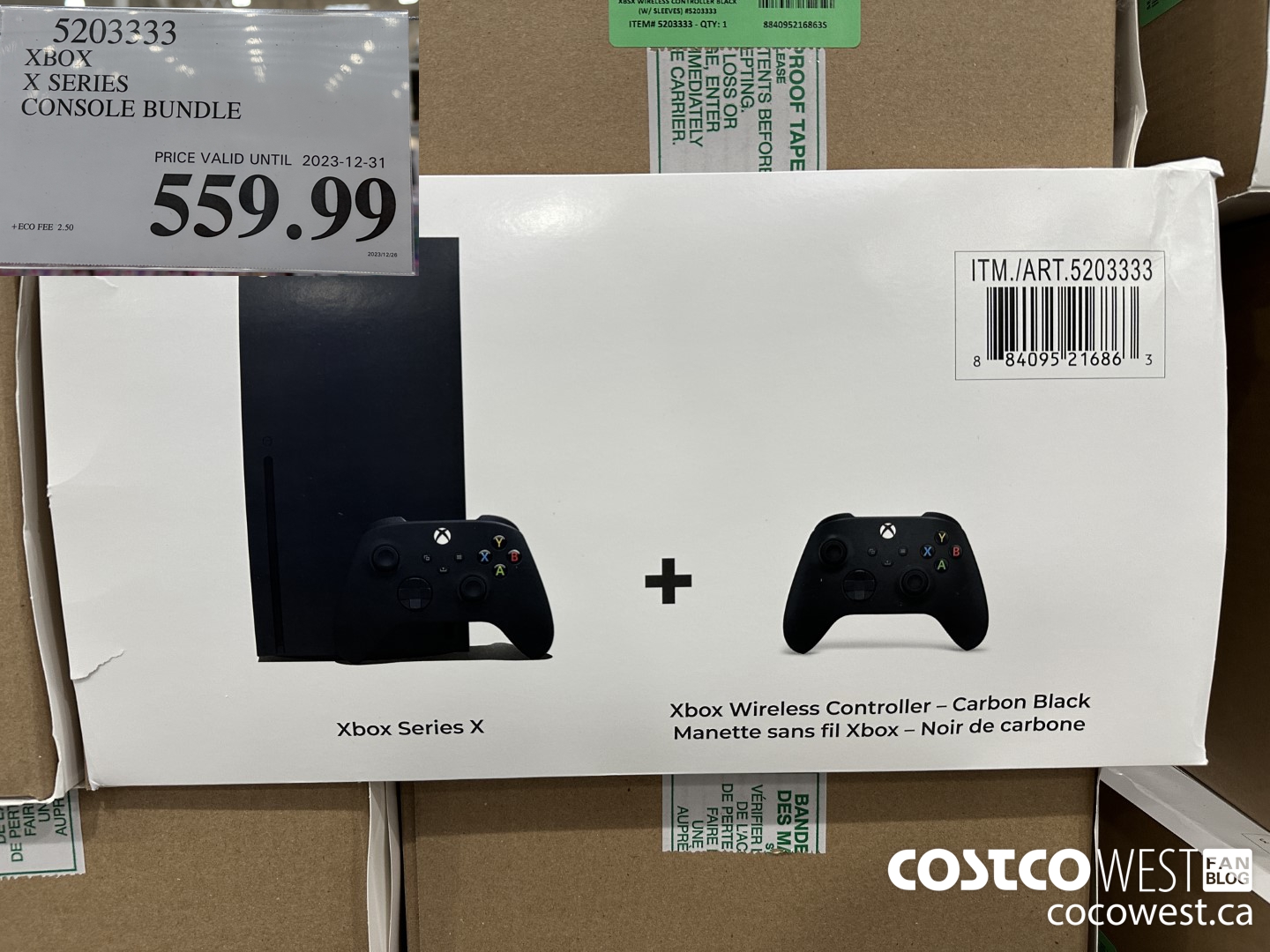 5203333 XBOX X SERIES CONSOLE BUNDLE (EXPIRES ON 2023-12-31) $559.99