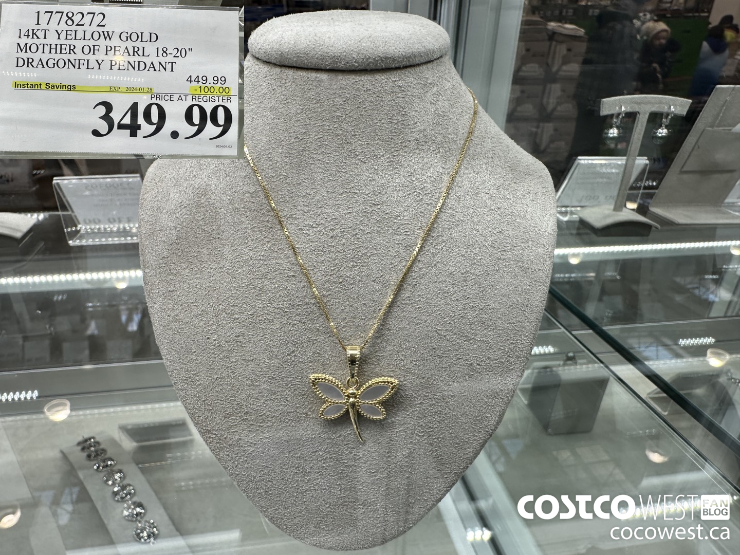 1778272 14KT YELLOW GOLD MOTHER OF PEARL 18-20