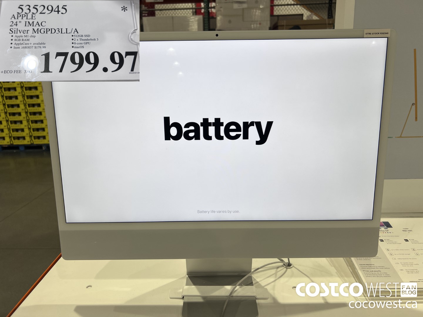 5352945 APPLE IMAC 24