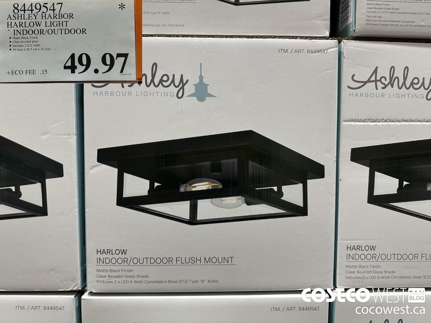 8449547 ASHLEY HARBOR HARLOW INDOOR/OUTDOOR $49.97