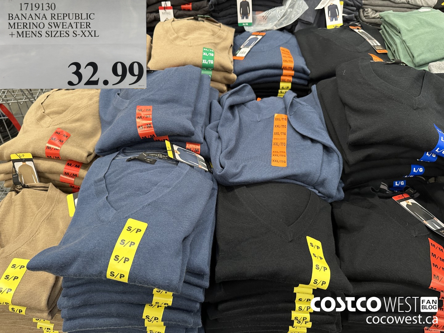 1719130 BANANA REPUBLIC MERINO SWEATER MENS SIZES S-XXL $32.99