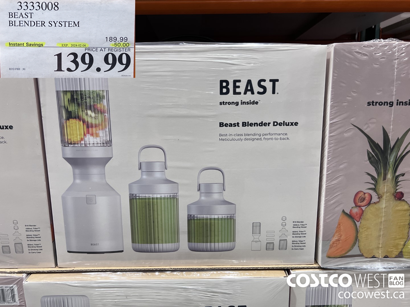 3333008 BEAST BLENDING SYSTEM ($50.00 INSTANT SAVINGS EXPIRES ON 2024-02-04) $139.99