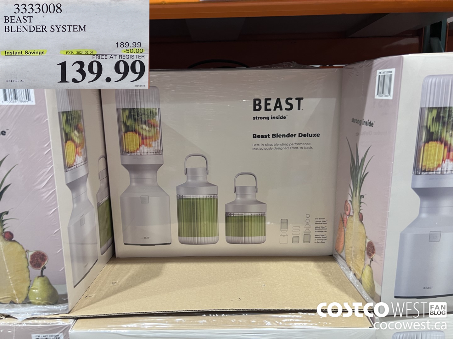 3333008 BEAST BLENDING SYSTEM ($50.00 INSTANT SAVINGS EXPIRES ON 2024-02-04) $139.99